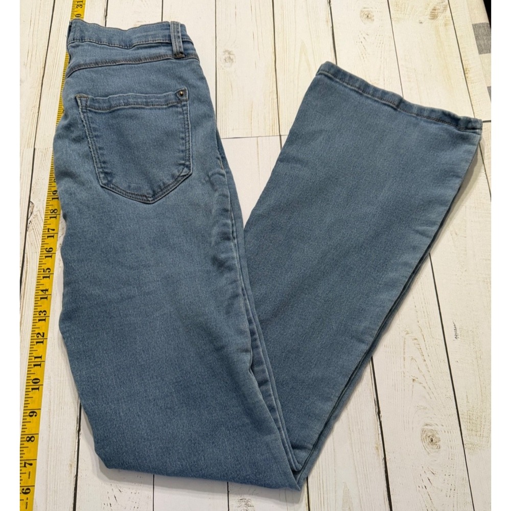 Curve‎ Appeal High Rise Flare Jeans Size 2/26 Light Wash Stretch